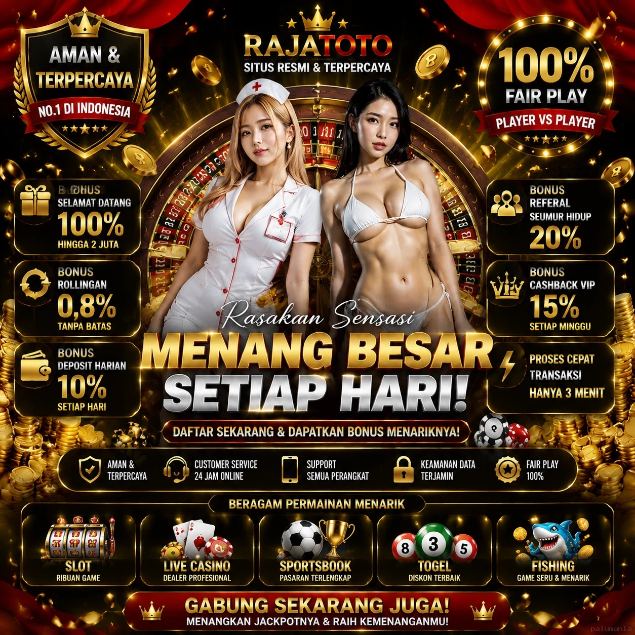 Hasil Security Scan palumania